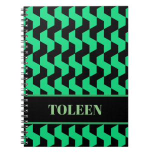Personalised Colourful Pattern                 Not Notebook