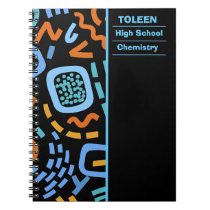Personalised Colourful Pattern Notebook