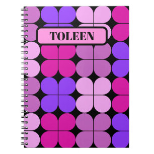 Personalised Colourful Pattern                Notebook