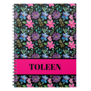 Personalised Colourful Pattern                  Notebook