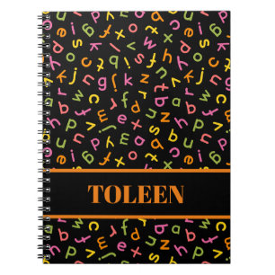 Personalised Colourful Pattern                 Notebook