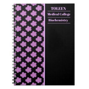 Personalised Colourful Pattern Notebook