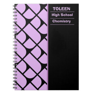 Personalised Colourful Pattern Notebook