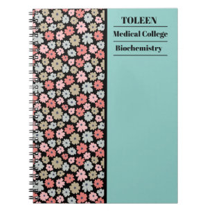 Personalised Colourful Pattern Notebook