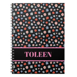 Personalised Colourful Pattern Notebook