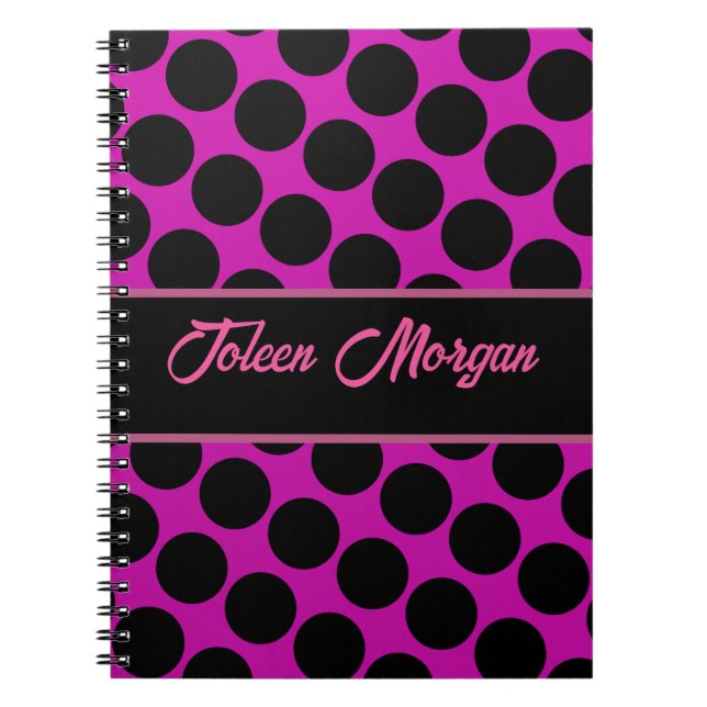 Personalised Colourful Pattern                  Notebook (Front)