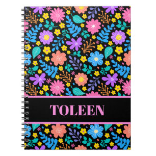 Personalised Colourful Pattern                 Notebook