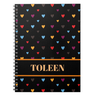 Personalised Colourful Pattern                 Notebook