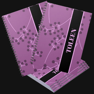 Personalised Colourful Pattern                  Notebook