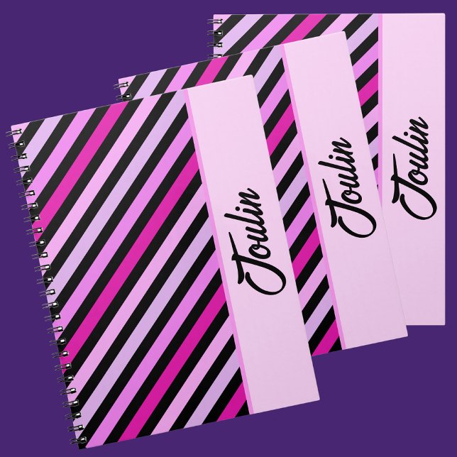 Personalised Colourful Pattern                  Notebook (Creator Uploaded)