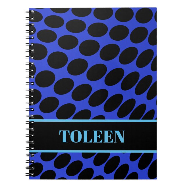 Personalised Colourful Pattern                  Notebook (Front)