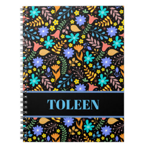Personalised Colourful Pattern                 Notebook