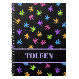 Personalised Colourful Pattern Notebook