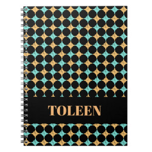 Personalised Colourful Pattern                  Notebook