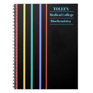 Personalised Colourful Pattern Notebook