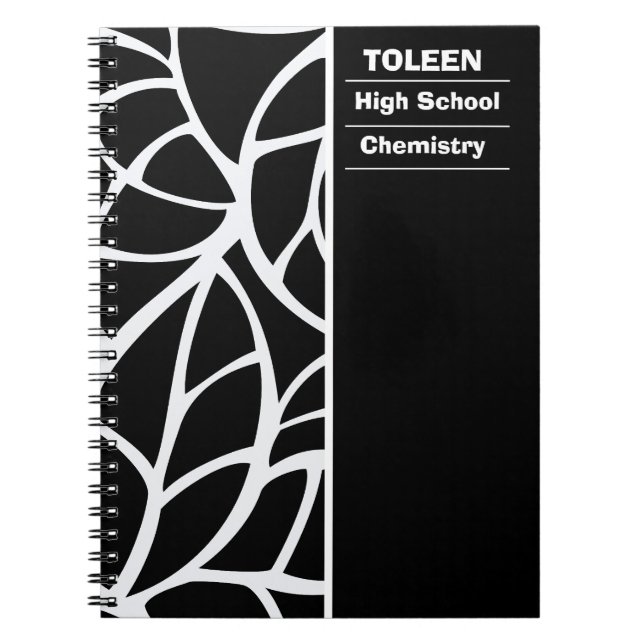 Personalised Colourful Pattern                  Notebook (Front)