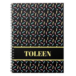 Personalised Colourful Pattern                 Notebook
