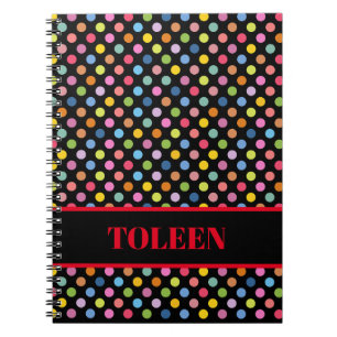 Personalised Colourful Pattern                 Notebook