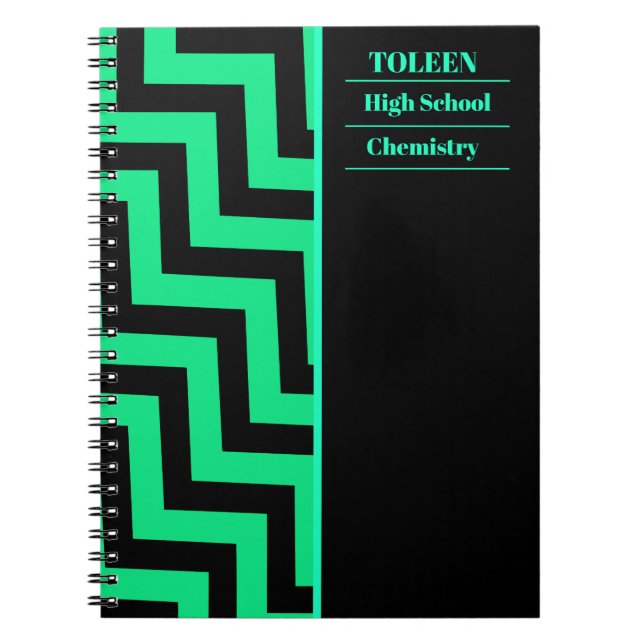 Personalised Colourful Pattern                  Notebook (Front)