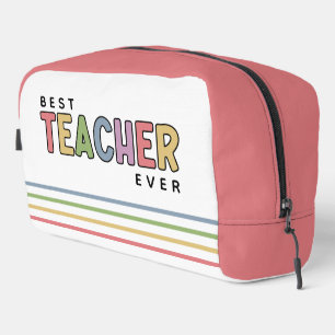 Personalised Colourful Teacher Appreciation Gifts Dopp Kit