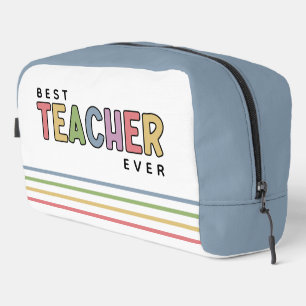 Personalised Colourful Teacher Appreciation Gifts Dopp Kit