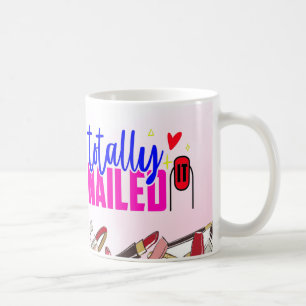 Personalised Colourful Totally Nailed It Tech  Mug