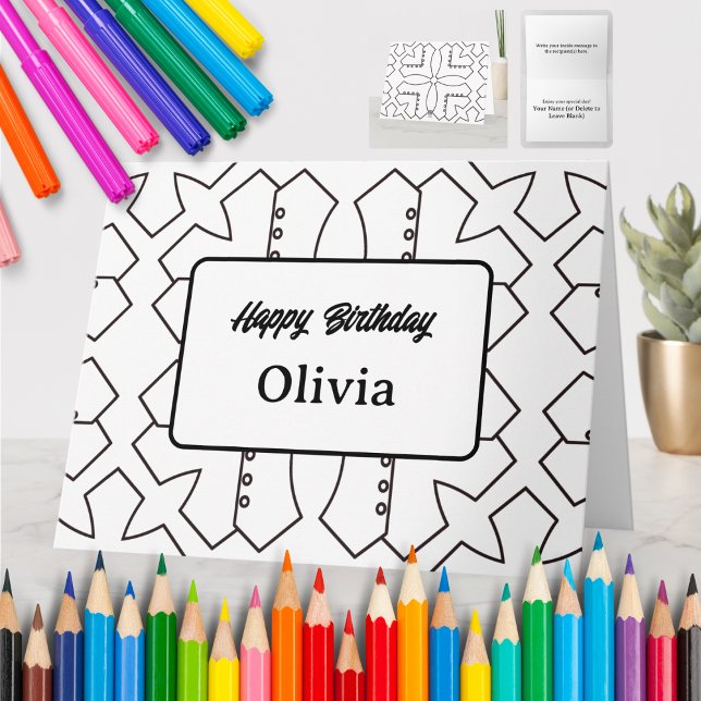 Personalised Colouring Greeting Card (23) (Creator Uploaded)