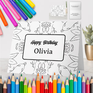 Personalised Colouring Greeting Card (41)