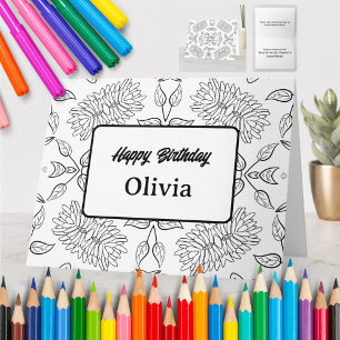 Personalised Colouring Greeting Card (49)