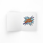 Personalised Comic Book HAPPY BIRTHDAY Blue