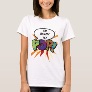 Personalised Comic Book Pop Art Ready to Pop T-Shirt