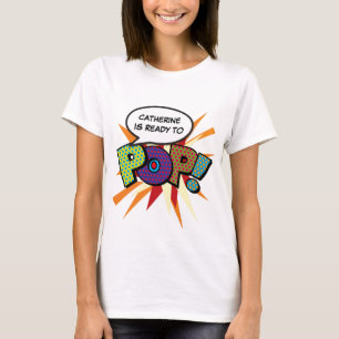 Personalised Comic Book Pop Art Ready to POP! T-Shirt