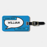 Personalised Comic Book Pop Art Speech Bubble