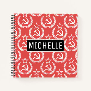 Personalised Commie Notebook