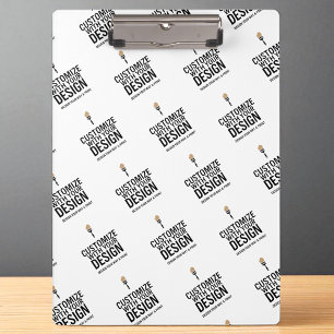 Personalised Company Branded Custom Minimalist  Clipboard