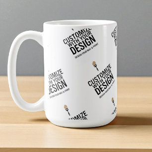 Personalised Company Branded Custom Minimalist  Coffee Mug