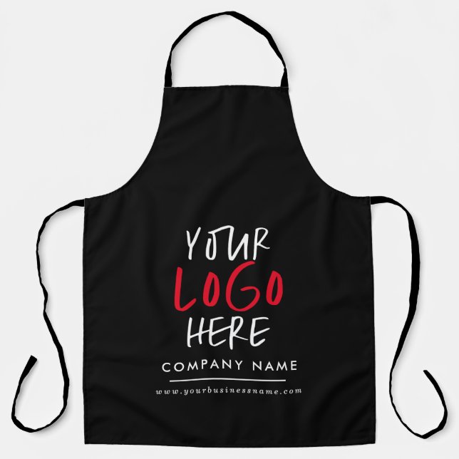 Personalised Company Branding replace your logo  Apron (Front)