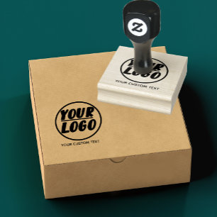 Personalised Company Business Logo Stationery  Rubber Stamp
