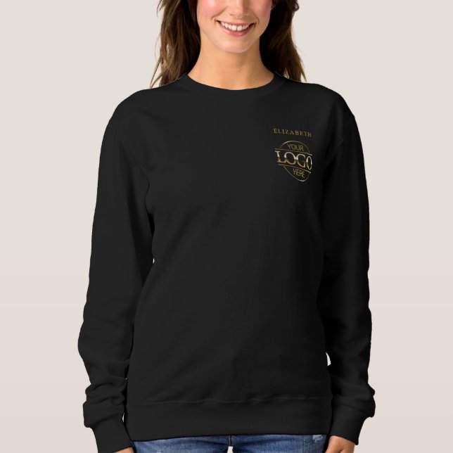 Personalised Company Logo Branded Staff Uniforms Sweatshirt (Front)