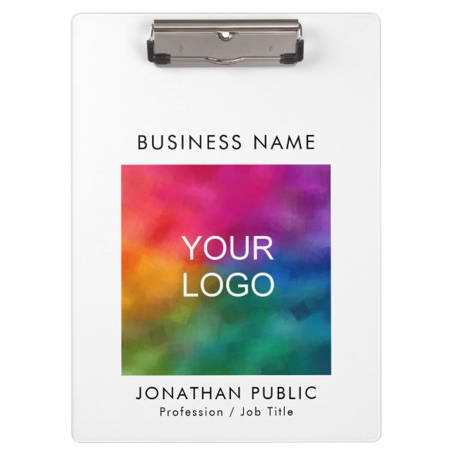 Personalised Company Logo Business Corporate Clipboard (Front)
