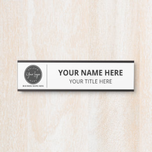 Personalised Company Logo Business Door Sign