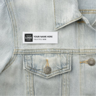 Personalised Company Logo Business Name Tag