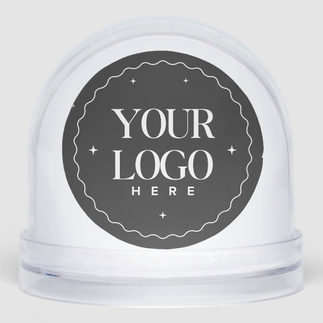 Personalised Company Logo  | Custom Business Gift  Snowglobe (Front)