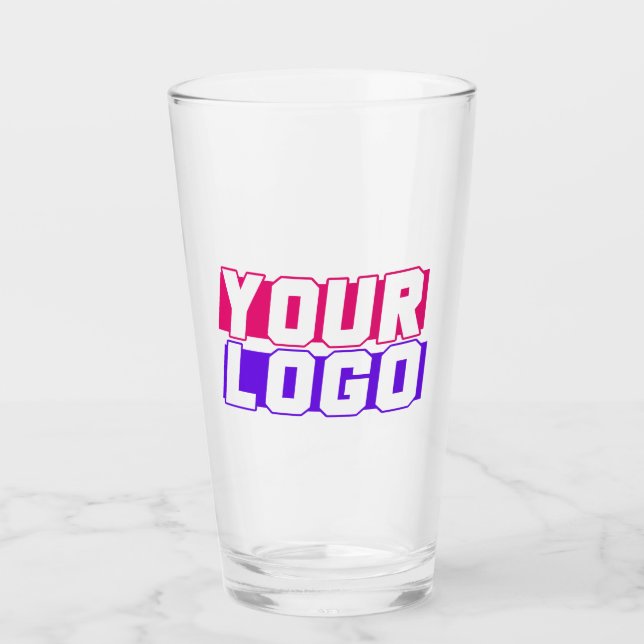 Personalised Company Logo Glass (Front)