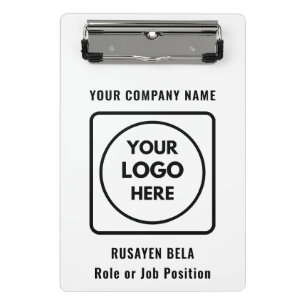 Personalised Company Logo Mini clipboard