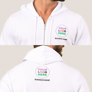 Personalised Company Logo & Name Front and Back Hoodie