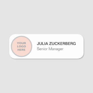 Personalised Company Logo Name Tags