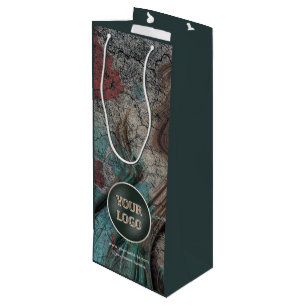 Personalised Company Logo   Own Brand Packaging Wine Gift Bag