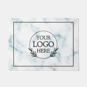 Personalised Company Welcome Mat with  Logo Here