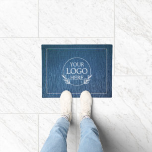 Personalised Company Welcome Mat with  Logo Here